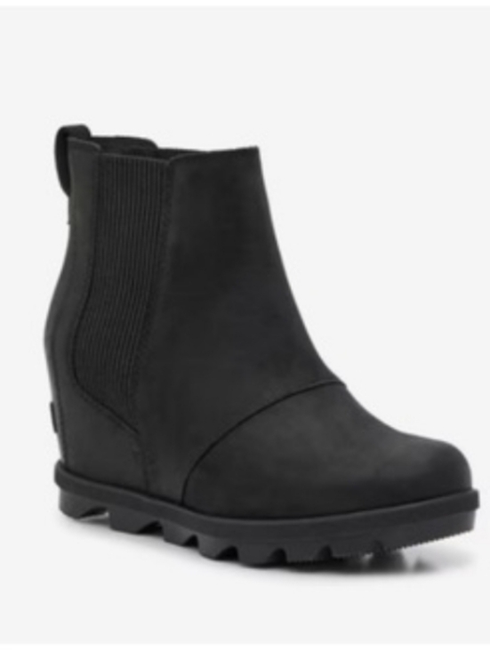 Sorel Shoes - Sorel Joan Rhapsody Wedge Chelsea Leather Snow Boot Size 7.5